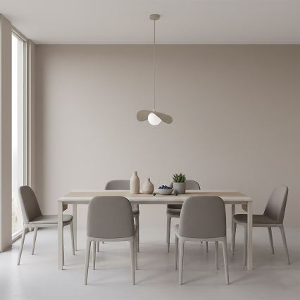 Luster na lanku RITUAL 1xG9/8W/230V bež