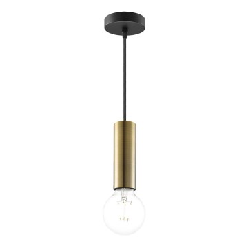 Luster na lanku SAGA 1xE27/40W/230V mesing