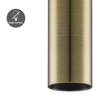 Luster na lanku SAGA 1xE27/40W/230V mesing
