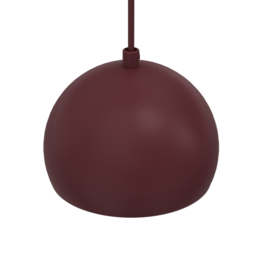 Luster na lanku SOOL 1xE27/15W/230V prečnika 15 cm bordo