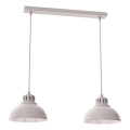 Luster na lanku SVEN 2xE27/15W/230V krem boje
