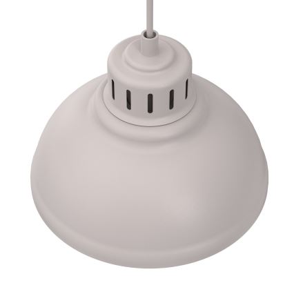 Luster na lanku SVEN 2xE27/15W/230V krem boje