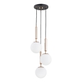 Luster na lanku VOLDA 3xE14/10W/230V Ø 28 cm mesing