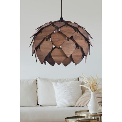 Luster na sajli 1xE27/40W/230V braon