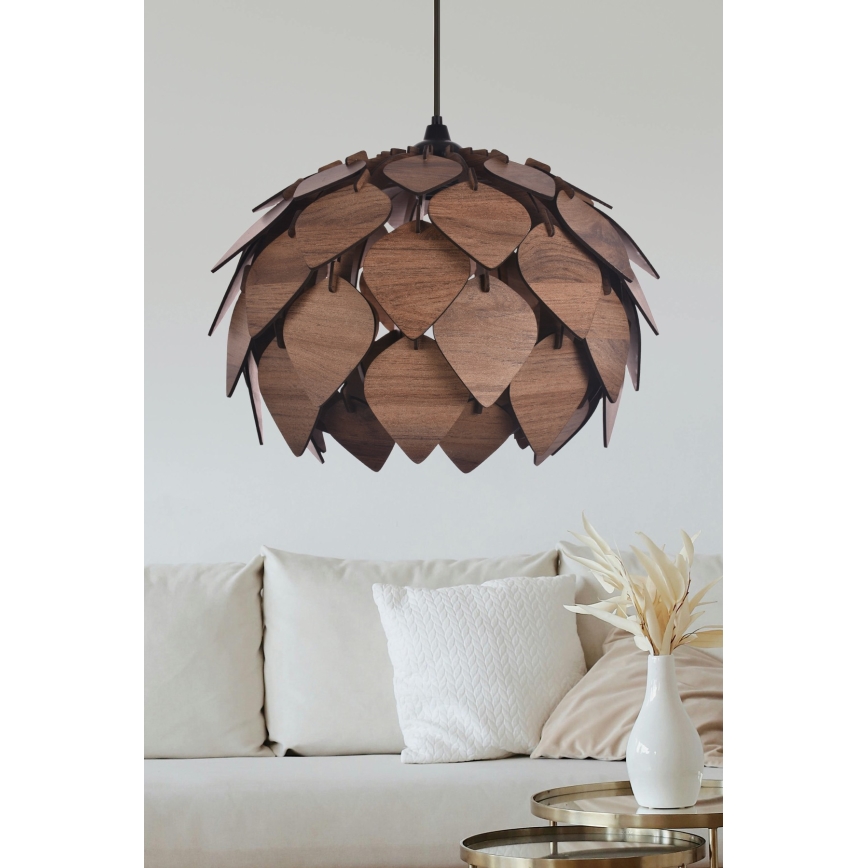 Luster na sajli 1xE27/40W/230V braon