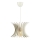 Luster na sajli 1xE27/60W/230V, bela, prečnik 20 cm