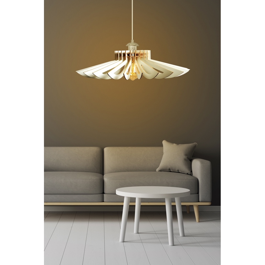 Luster na sajli 1xE27/60W/230V beo Ø 68 cm
