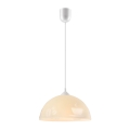 Luster na sajli 1xE27/60W/230V, boja kafe