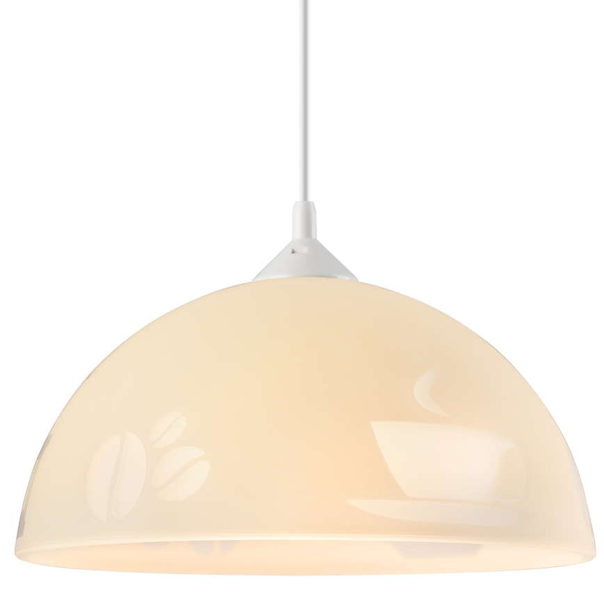 Luster na sajli 1xE27/60W/230V, boja kafe