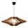 Luster na sajli 1xE27/60W/230V, braon, prečnik 47 cm