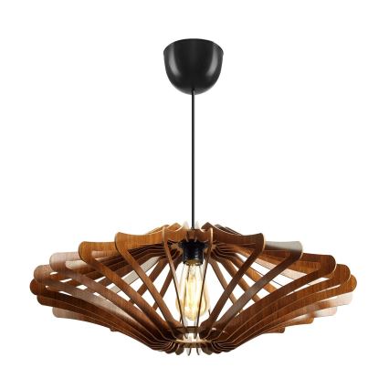 Luster na sajli 1xE27/60W/230V, braon, prečnik 47 cm