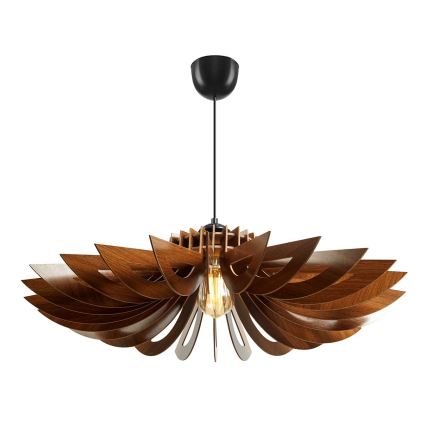 Luster na sajli 1xE27/60W/230V, braon, prečnik 68 cm