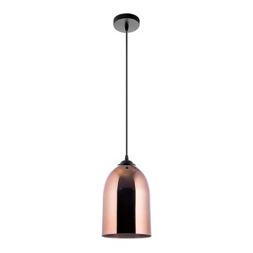 Luster na sajli 1xE27/60W/230V, prečnik 17 cm, u boji bakra