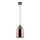 Luster na sajli 1xE27/60W/230V, prečnik 17 cm, u boji bakra