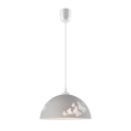 Luster na sajli 1xE27/60W/230V sa motivom leptira