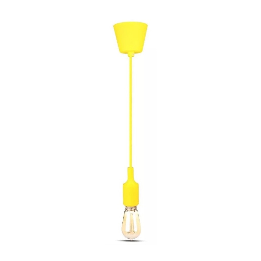 Luster na sajli 1xE27/60W/230V žut