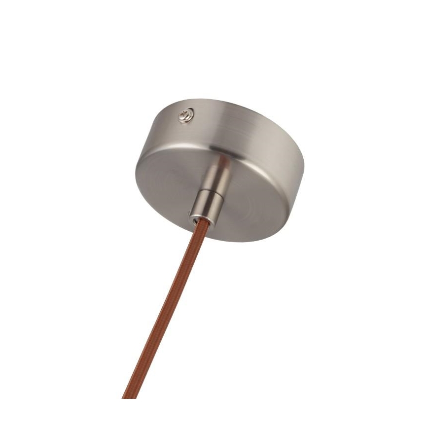 Luster na sajli 1xGU10/10W/230V, prečnik 11 cm, masiv/jasen