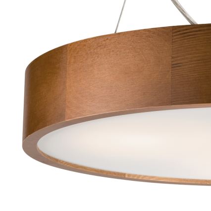 Luster na sajli 3xE27/60W/230V, prečnik 47 cm, borovina