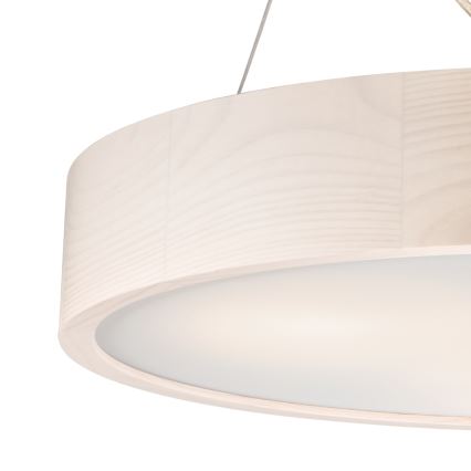 Luster na sajli 3xE27/60W/230V, prečnik 47 cm, od borovine