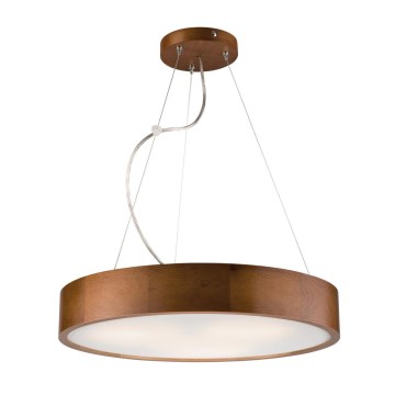 Luster na sajli 3xE27/60W/230V, prečnik 47 cm, borovina