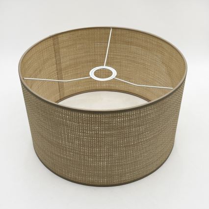 Luster na sajli AIDA 1xE27/15W/230V pr. 35 cm hrast/rafija