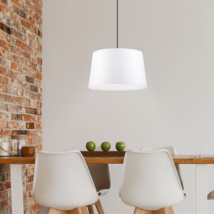 Luster na sajli AIDA 1xE27/60W/230V pr. 35 cm hrast/orah/bela