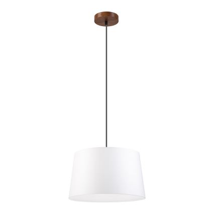 Luster na sajli AIDA 1xE27/60W/230V pr. 35 cm hrast/orah/bela