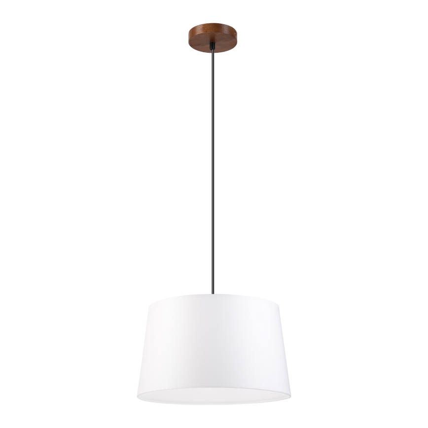 Luster na sajli AIDA 1xE27/60W/230V pr. 35 cm hrast/orah/bela