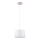 Luster na sajli AIDA 1xE27/60W/230V, prečnik 25 cm, hrast/bela