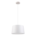 Luster na sajli AIDA 1xE27/60W/230V prečnik 35 cm hrast/bela