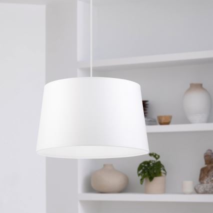 Luster na sajli AIDA 1xE27/60W/230V prečnik 35 cm hrast/bela