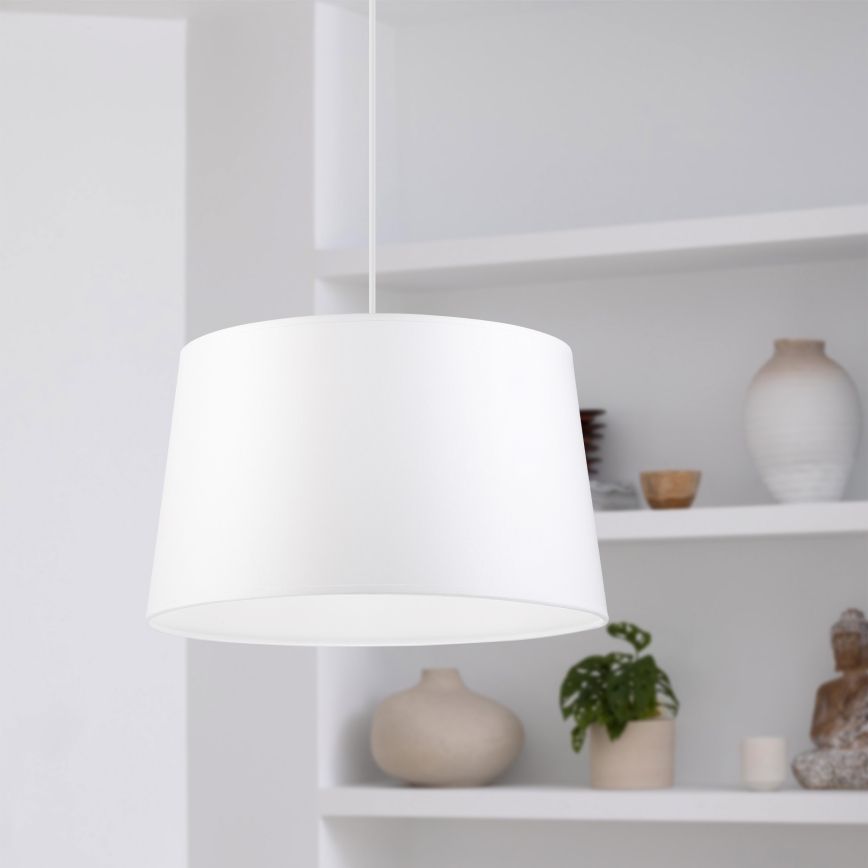 Luster na sajli AIDA 1xE27/60W/230V prečnik 35 cm hrast/bela