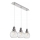 Luster na sajli AKSO 3xE14/40W/230V srebran