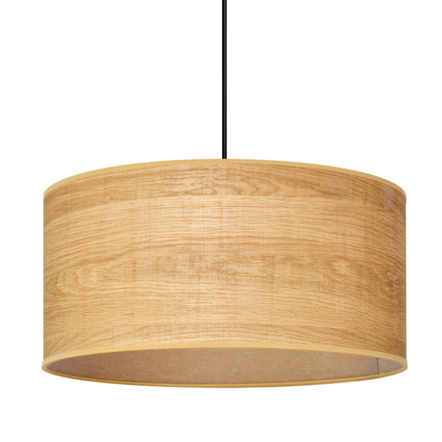 Luster na sajli ALBA 1xE27/15W/230V fi 40 cm braon/crna