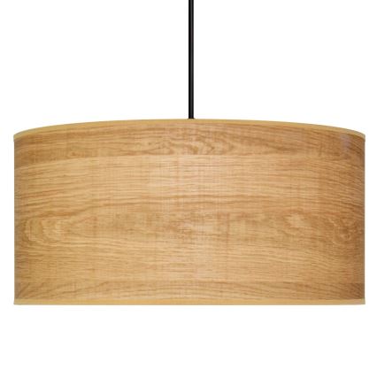 Luster na sajli ALBA 1xE27/15W/230V fi 40 cm braon/crna