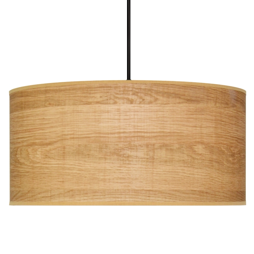 Luster na sajli ALBA 1xE27/15W/230V fi 40 cm braon/crna