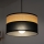 Luster na sajli ALBA 1xE27/15W/230V prečnik 25 cm crna/braon