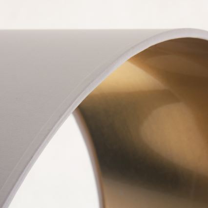 Luster na sajli ALBA 1xE27/15W/230V prečnik 40 cm bela/zlatna