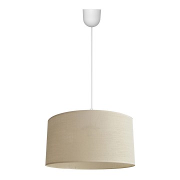 Luster na sajli ALBA 1xE27/15W/230V, prečnik 40 cm, bež