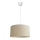 Luster na sajli ALBA 1xE27/15W/230V, prečnik 40 cm, bež