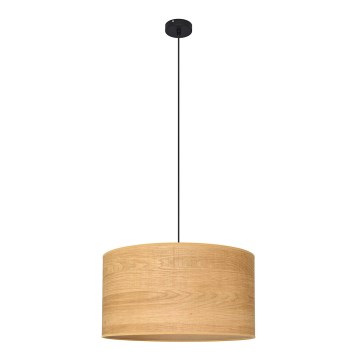 Luster na sajli ALBA 1xE27/15W/230V prečnik 45 cm braon/crna