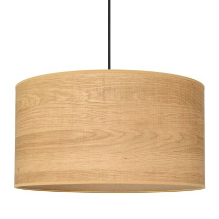 Luster na sajli ALBA 1xE27/15W/230V prečnik 45 cm braon/crna