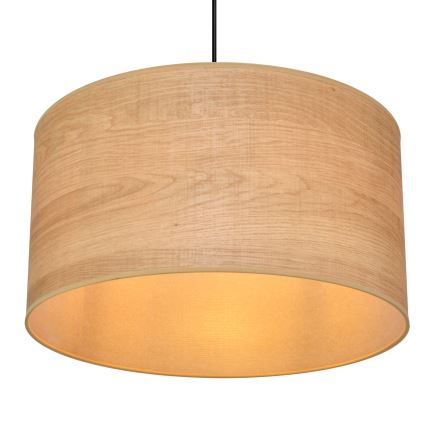 Luster na sajli ALBA 1xE27/15W/230V prečnik 45 cm braon/crna