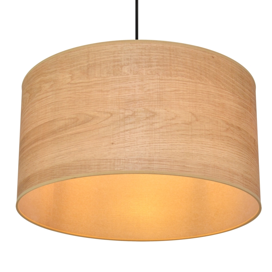 Luster na sajli ALBA 1xE27/15W/230V prečnik 45 cm braon/crna