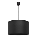 Luster na sajli ALBA 1xE27/15W/230V, prečnik 45 cm, crna