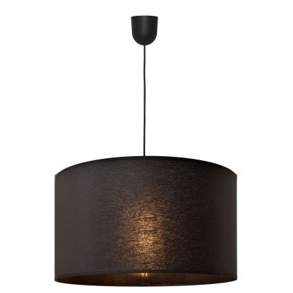 Luster na sajli ALBA 1xE27/15W/230V, prečnik 45 cm, crna