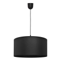 Luster na sajli ALBA 1xE27/15W/230V prečnika 40 cm crna