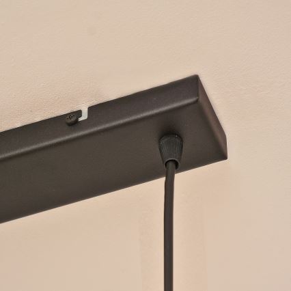 Luster na sajli ALBA 3xE27/15W/230V siva