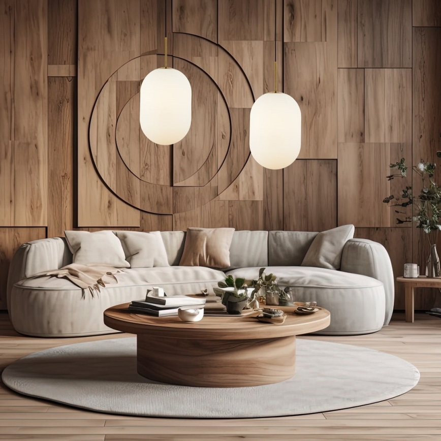Luster na sajli ALIAS 1xE14/40W/230V prečnik 24 cm zlatna