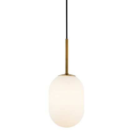 Luster na sajli ALIAS 1xG9/8W/230V prečnika 12 cm zlatne boje